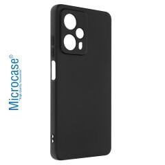 Microcase Xiaomi Redmi Note 12T Pro / Note 11T Pro Elektrocase Serisi Silikon Kılıf - Siyah AL3340