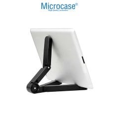 Microcase Apple iPad Air 11 2024 Uyumlu Tablet Çanta+Türkçe Bluetooth Klavye +Mouse+ Standı AL4383 Lacivert
