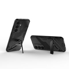 Microcase Samsung S24 Plus Matrix Serisi Armor Standlı Perfect Koruma Kılıf - Siyah Al3416