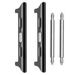 Microcase Apple Watch 42-44-45 mm to 22 mm Çevirici Metal Kordon Kayış Adaptörü Set - AL3135