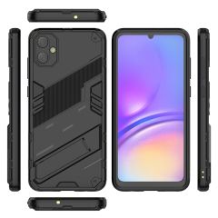 Microcase Samsung Galaxy A05 Matrix Serisi Armor Standlı Perfect Koruma Kılıf - Siyah Al3416