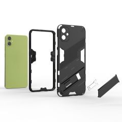 Microcase Samsung Galaxy A05 Matrix Serisi Armor Standlı Perfect Koruma Kılıf - Siyah Al3416