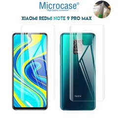 Microcase Xiaomi Redmi Note 9 Pro Max Full Ön Arka Kaplama TPU Soft Koruma Filmi