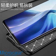 Microcase Xiaomi Mi 12 Leather Tpu Silikon Kılıf - Siyah