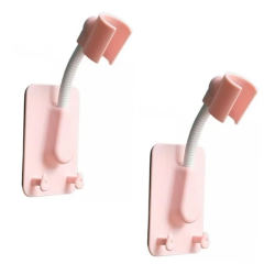 Microcase Esnek Duş Başlığı Tutucu Kancalı Banyo Askısı ve Organizeri 2 Adet AL5367