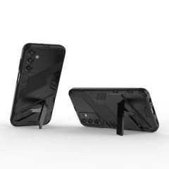 Microcase Samsung A15 5G Matrix Serisi Armor Standlı Perfect Koruma Kılıf - Siyah Al3416