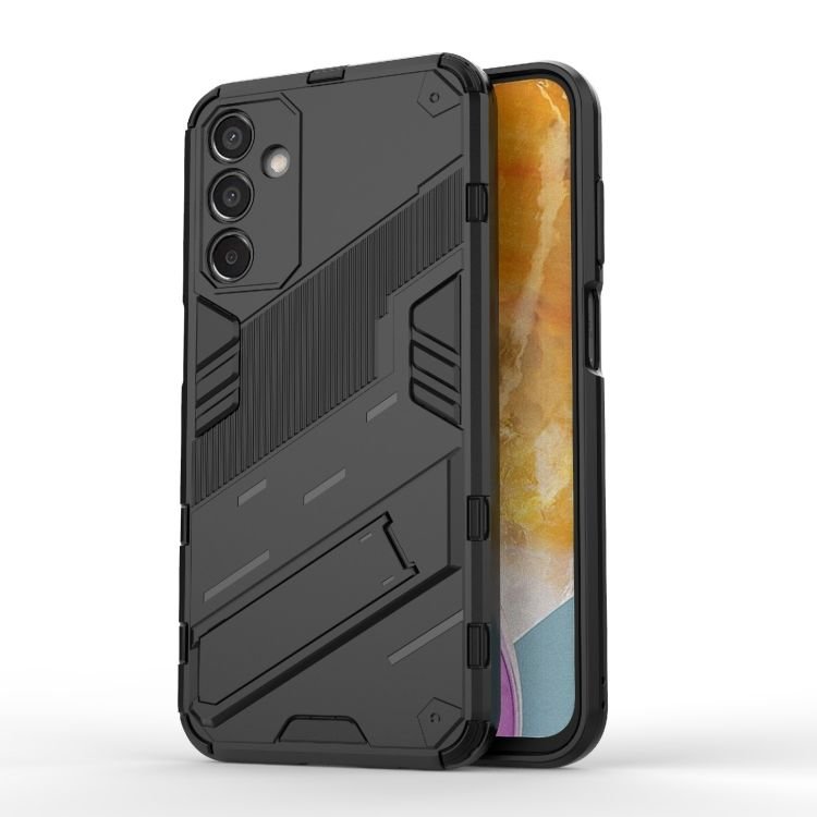 Microcase Samsung A15 5G Matrix Serisi Armor Standlı Perfect Koruma Kılıf - Siyah Al3416