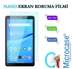 Microcase Lenovo Tab M7 TB-7305F 7 inch Tablet Universal Döner Stand Tablet Kılıfı + Nano Esnek Ekran Koruma Filmi Kırmızı