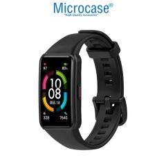 Microcase Honor Band 6 için Silikon Kordon Kayış - KY54 Lacivert