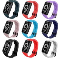 Microcase Honor Band 6 için Silikon Kordon Kayış - KY54