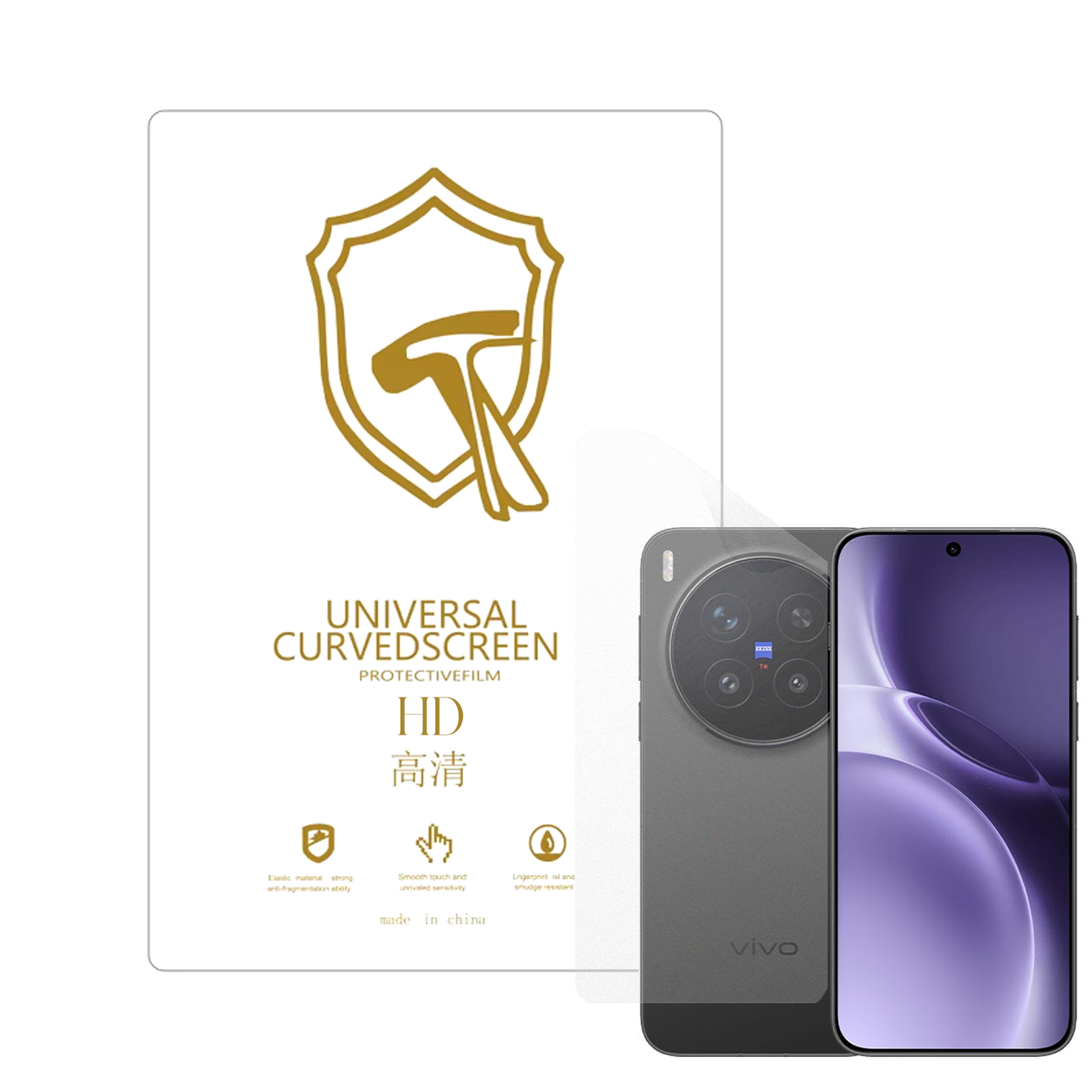 Microcase Vivo X300 ile Uyumlu Full Tpu Nano Arka Ekran Koruma Filmi - EKM102