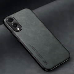 Microcase Samsung Galaxy S25 EDGE için Luxury Leather Series Deri Desenli Plastik Koruma Kılıf - AL8125