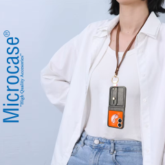 Microcase Tecno Phantom V Flip2 Askılıklı Standlı Açacaklı Deri Kılıf-AL5118