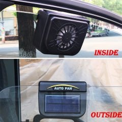 Microcase Auto Cool Güneş Enerjisiyle Çalışan Araç Içi Soğutucu Fan - AL3868