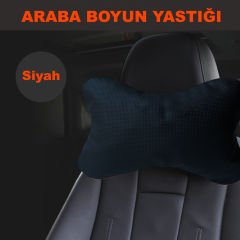 Microcase 3D Ortopedik Oto Araç Oyuncu Koltuk Boyun Yastığı 25x17cm 1 Adet AL4335 Siyah
