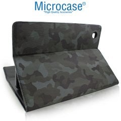 Microcase Samsung Galaxy Tab S6 Lite P610 Sleeve Serisi Desenli Mıknatıs Kapaklı Standlı Kılıf - DS4