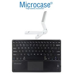 Microcase Lenovo Tab P11 Plus Touchpad Bluetooth Klavye 25 cm + Bluetooth Mouse + Stand - AL2759
