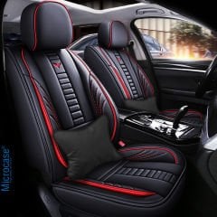 Microcase 3D Ortopedik Oto Araç Oyuncu Koltuk Bel Destek yastığı 36x26cm 1 Adet AL4336 Siyah