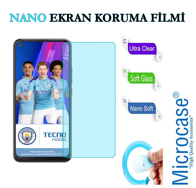 Microcase Tecno Camon 12 Air Nano Esnek Ekran Koruma Filmi