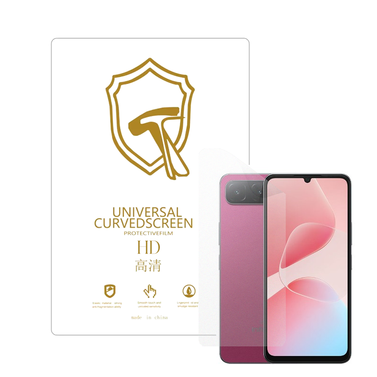 Microcase Infinix Hot 60i ile Uyumlu Full Tpu Nano Arka Ekran Koruma Filmi - EKM102